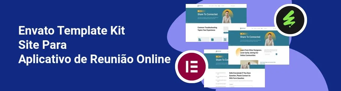 Wordpress completo template kit site para aplicativo de reuniao online 6G4STAK