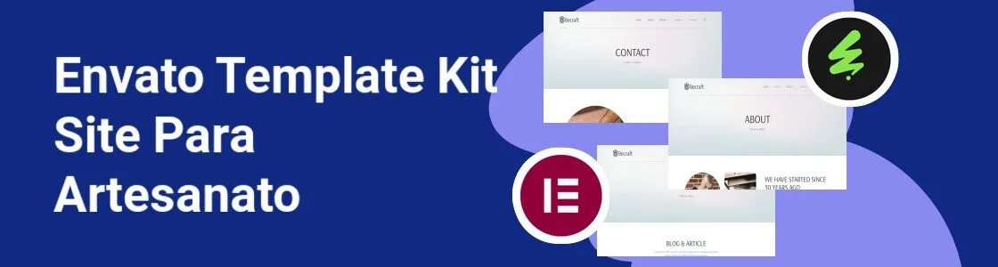 Wordpress completo template kit site para artesanato AAQ2L35