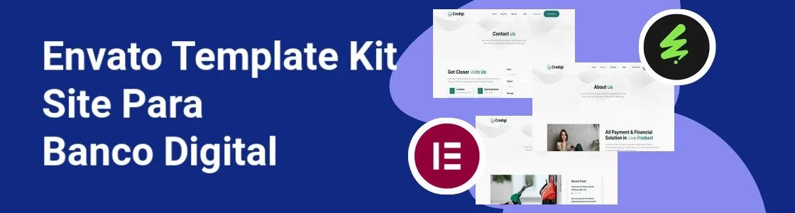 Wordpress completo template kit site para banco digital 7UY776P