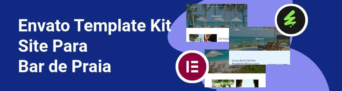 Wordpress completo template kit site para bar de praia F7M3JK3