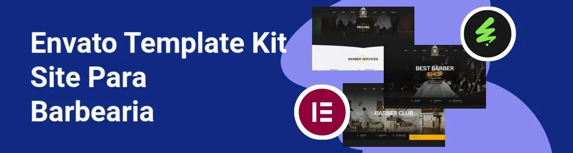 Wordpress completo template kit site para barbearia KDMLPKY