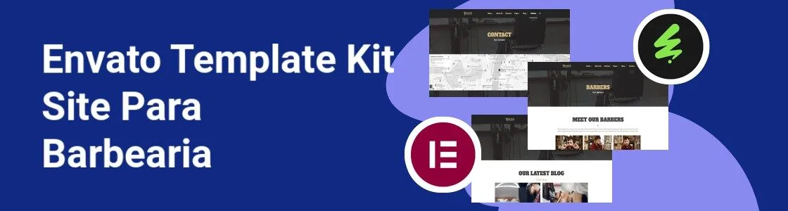 Wordpress completo template kit site para barbearia KEB5NJP