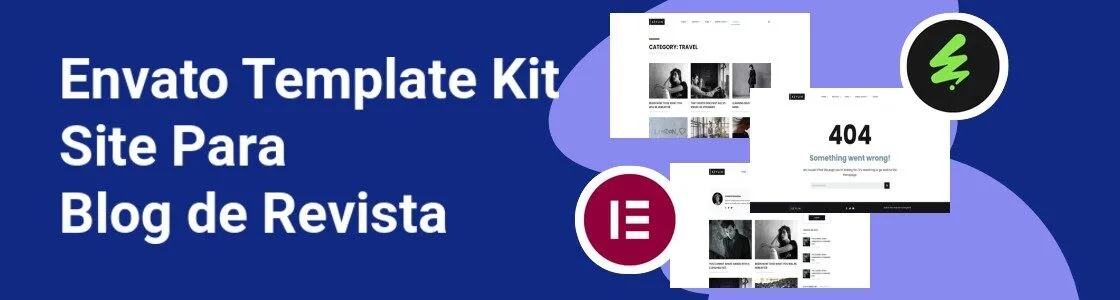 Wordpress completo template kit site para blog de revista 8CGU7E3