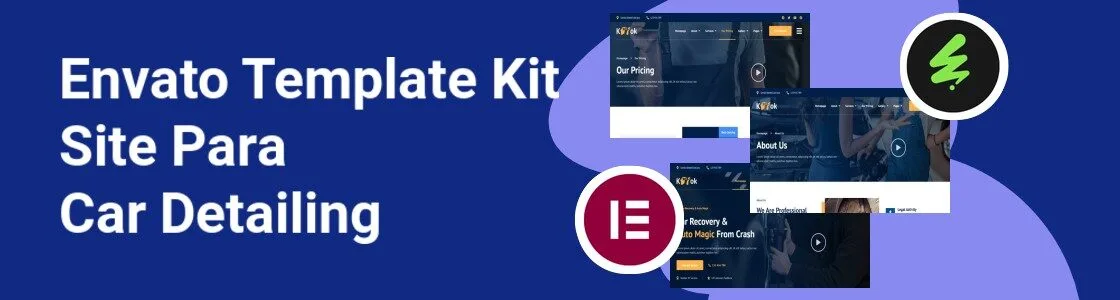Wordpress completo template kit site para car detailing K9GT758