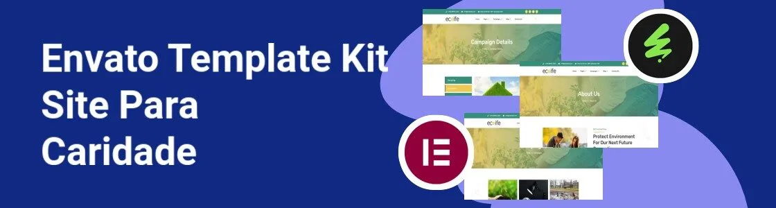 Wordpress completo template kit site para caridade RN23798