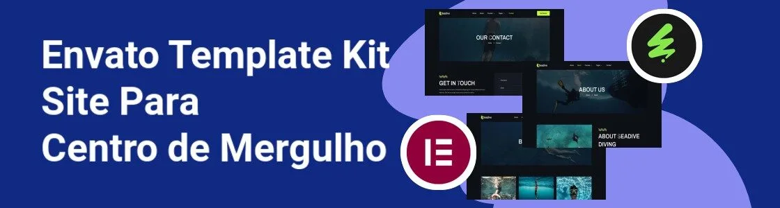 Wordpress completo template kit site para centro de mergulho B64AWR7