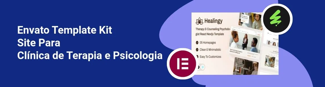 Wordpress completo template kit site para clinica de terapia e psicologia 8C8XMK2