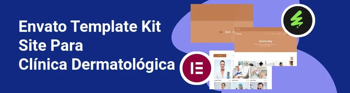 Wordpress completo template kit site para clinica dermatologica TZJWZUF