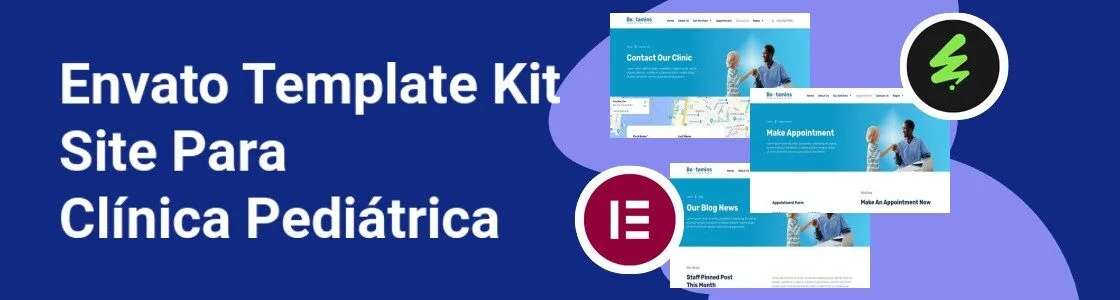 Wordpress completo template kit site para clinica pediatrica ZG637BQ
