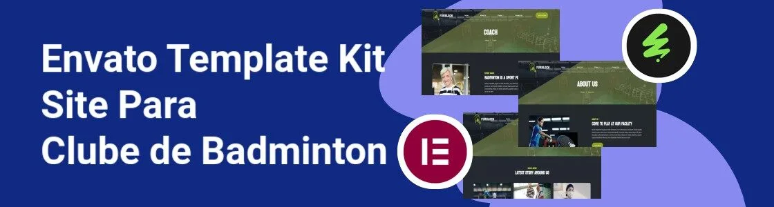 Wordpress completo template kit site para clube de badminton GK4WXQD