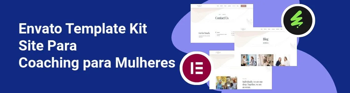 Wordpress completo template kit site para coaching para mulheres 97GP6T4