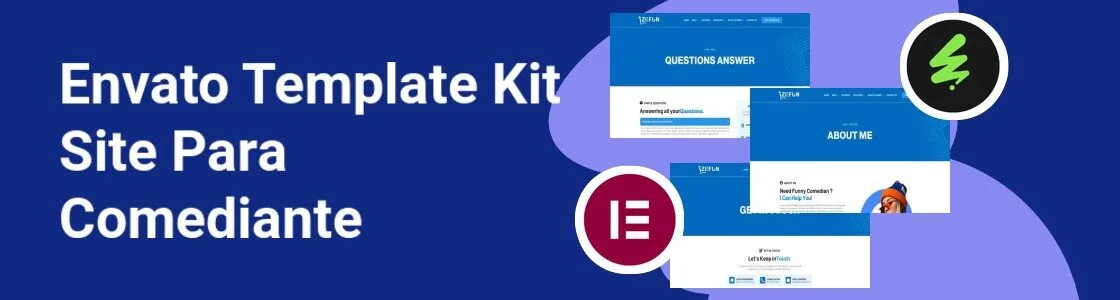 Wordpress completo template kit site para comediante W2Z7UDQ
