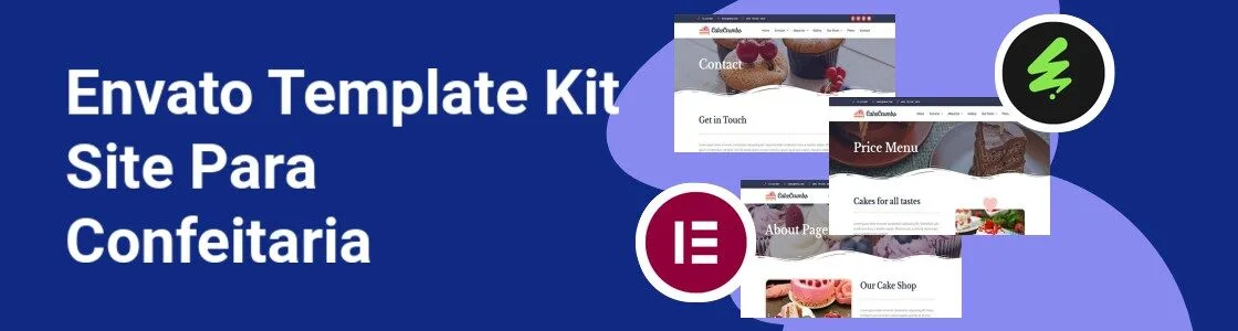 Wordpress completo template kit site para confeitaria 5UAKERU