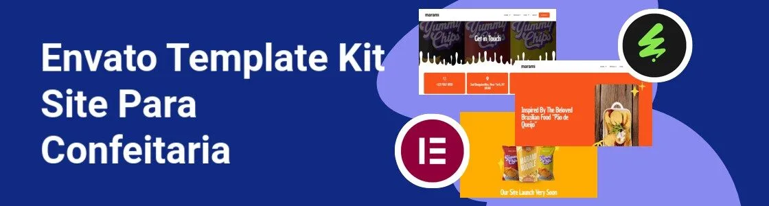 Wordpress completo template kit site para confeitaria BRP4R6X