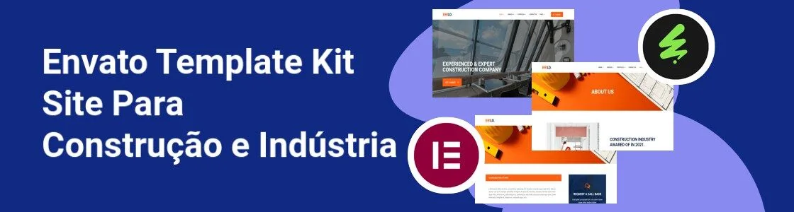 Wordpress completo template kit site para construcao e industria LCATVKT