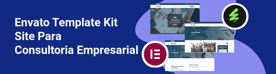 Wordpress completo template kit site para consultoria empresarial 47S99WG