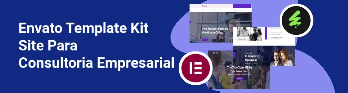 Wordpress completo template kit site para consultoria empresarial QMU58AG