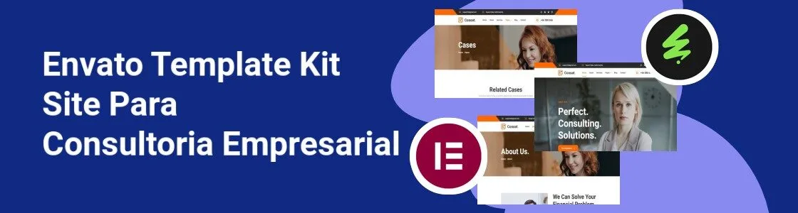 Wordpress completo template kit site para consultoria empresarial RLLUDQW