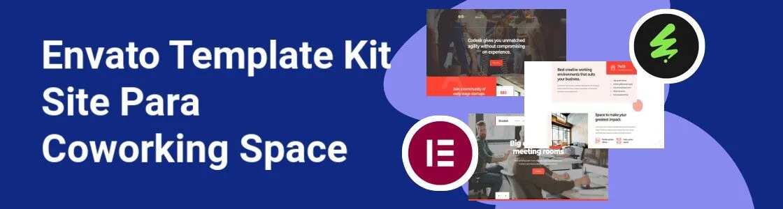 Wordpress completo template kit site para coworking space 25Q2LKP