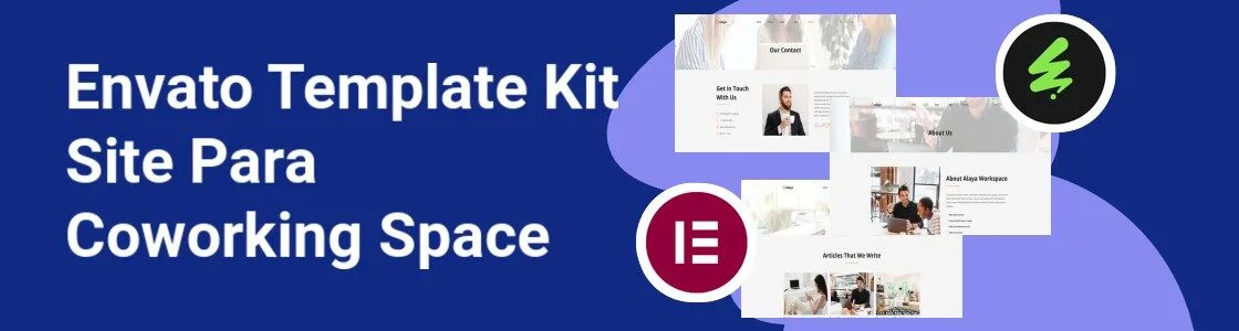 Wordpress completo template kit site para coworking space 3F5WBJG