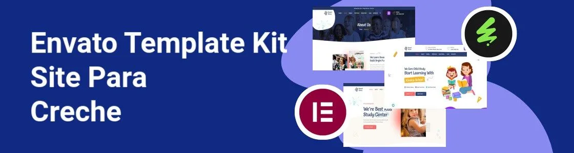 Wordpress completo template kit site para creche DZG3WDX