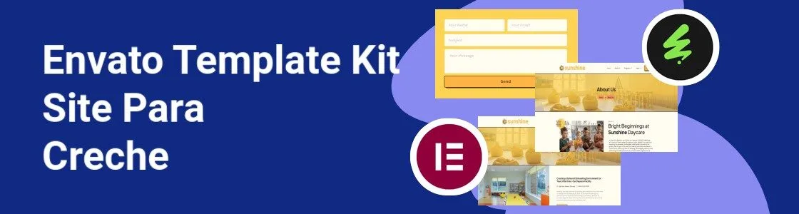 Wordpress completo template kit site para creche TKTJC7T
