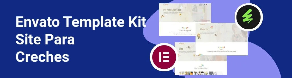 Wordpress completo template kit site para creches NQANMXL