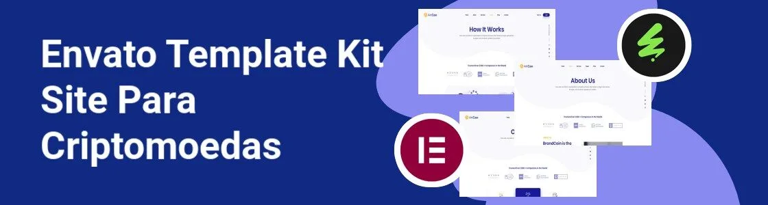 Wordpress completo template kit site para criptomoedas BU7PGDD