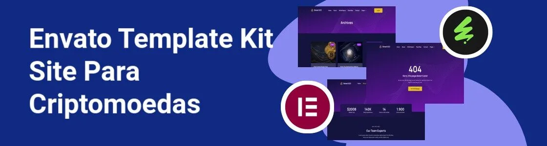 Wordpress completo template kit site para criptomoedas LFCQ4MB