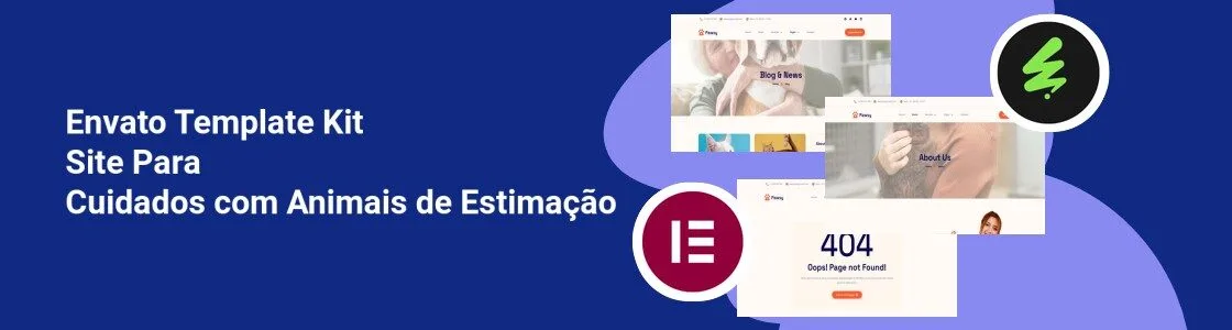 Wordpress completo template kit site para cuidados com animais de estimacao GXRT6LT