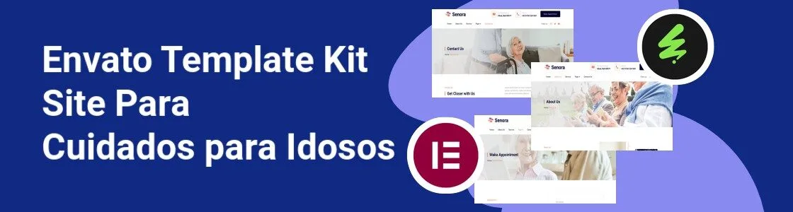 Wordpress completo template kit site para cuidados para idosos K2SLMXL