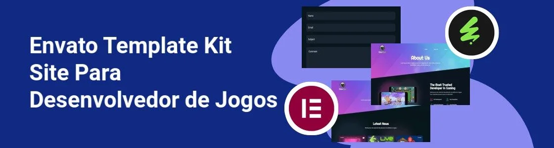 Wordpress completo template kit site para desenvolvedor de jogos Q3JDJJW