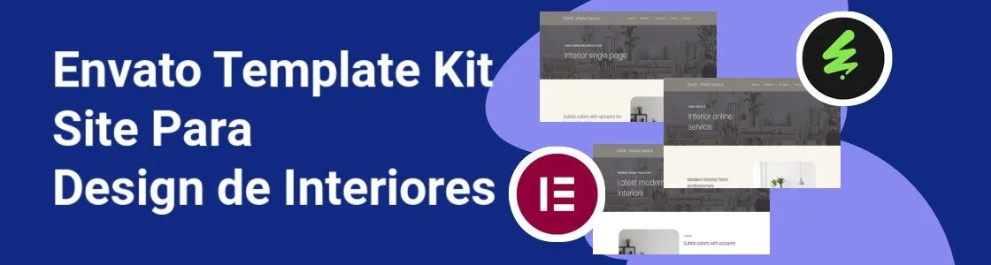 Wordpress completo template kit site para design de interiores NEA72L7