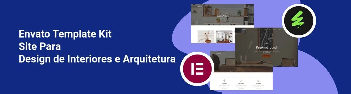 Wordpress completo template kit site para design de interiores e arquitetura RFE3PCN