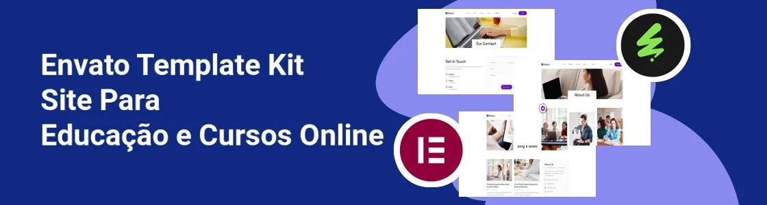 Wordpress completo template kit site para educacao e cursos online 8QT2BR5