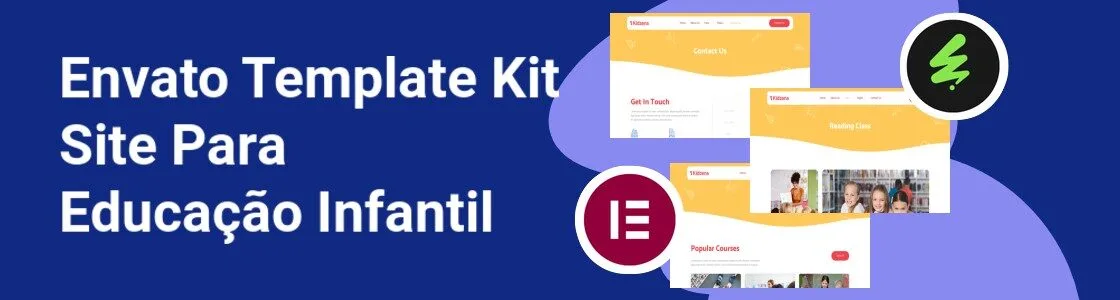 Wordpress completo template kit site para educacao infantil YL6NHU6