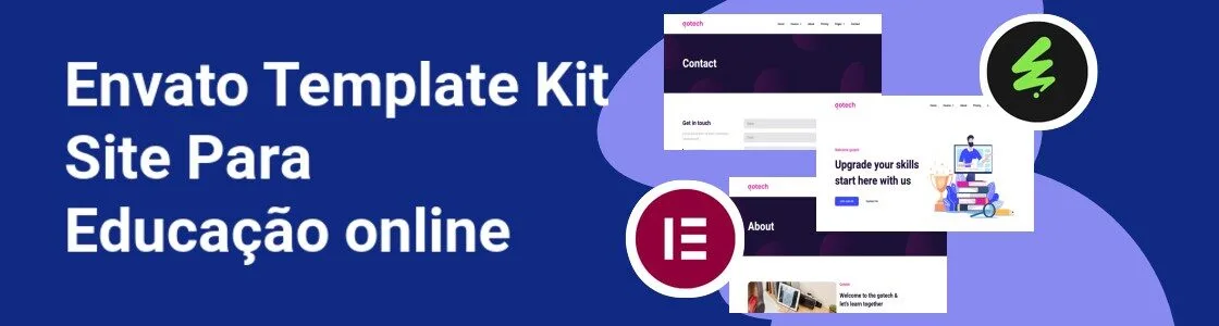 Wordpress completo template kit site para educacao online 8DSQ3JB