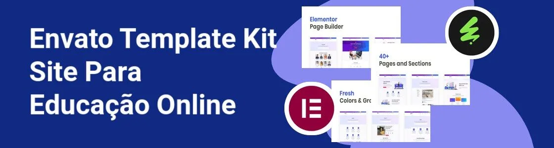 Wordpress completo template kit site para educacao online A6YC24C