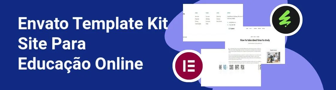 Wordpress completo template kit site para educacao online L5XJNJ8