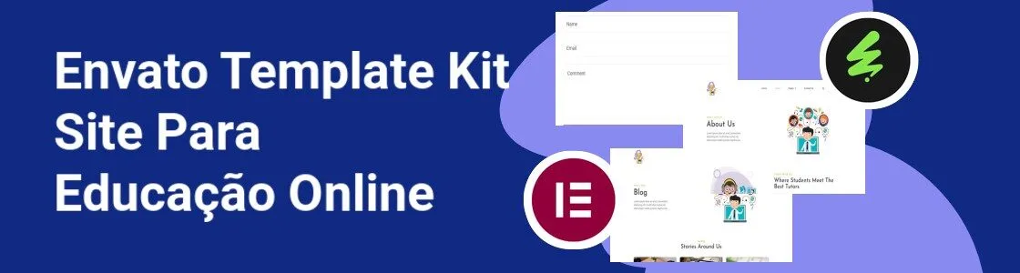 Wordpress completo template kit site para educacao online SHRQULE