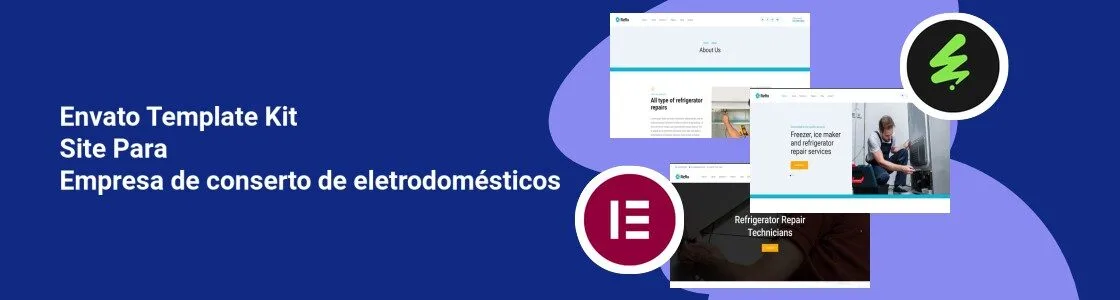 Wordpress completo template kit site para empresa de conserto de eletrodomesticos 52FXJWT