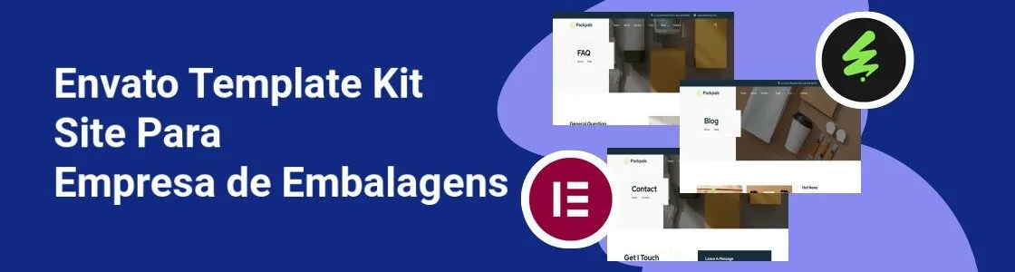 Wordpress completo template kit site para empresa de embalagens WLXL66C