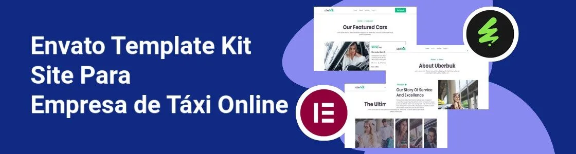 Wordpress completo template kit site para empresa de taxi online JN868CS
