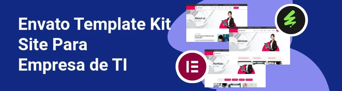 Wordpress completo template kit site para empresa de ti SM5KK7M