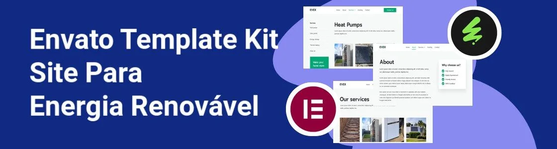 Wordpress completo template kit site para energia renovavel FDL2HLU