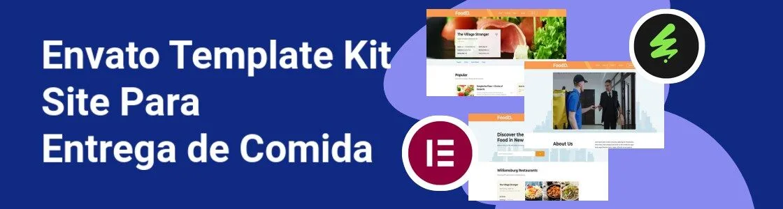 Wordpress completo template kit site para entrega de comida JCHSHRJ