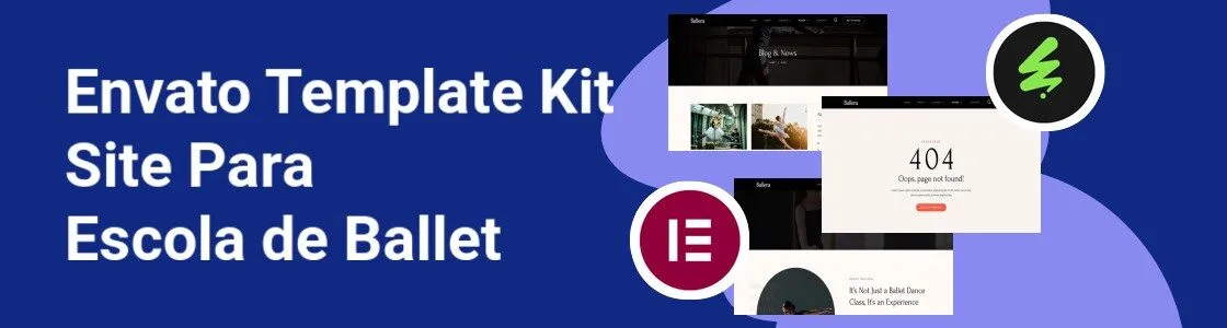 Wordpress completo template kit site para escola de ballet K7QULVH