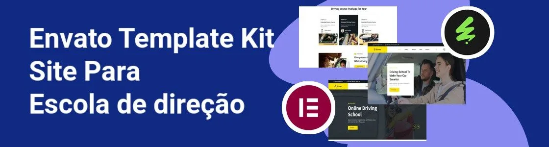 Wordpress completo template kit site para escola de direcao YKKUUR3