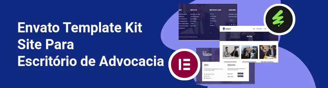 Wordpress completo template kit site para escritorio de advocacia E2GAR7N