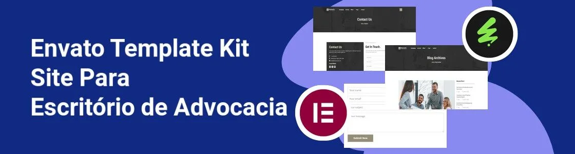 Wordpress completo template kit site para escritorio de advocacia KHDX8TM